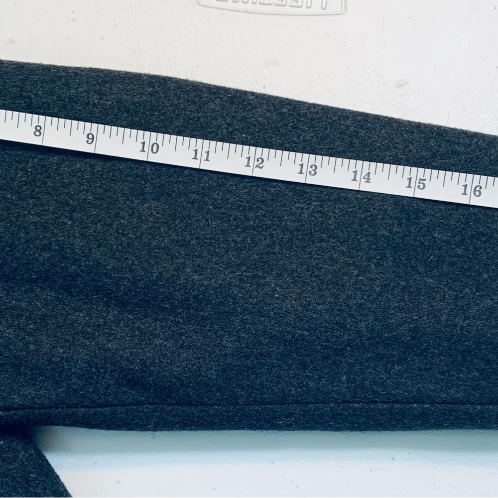 Old Navy Charcoal Grey Wool Peacoat - Picture 6 of 10